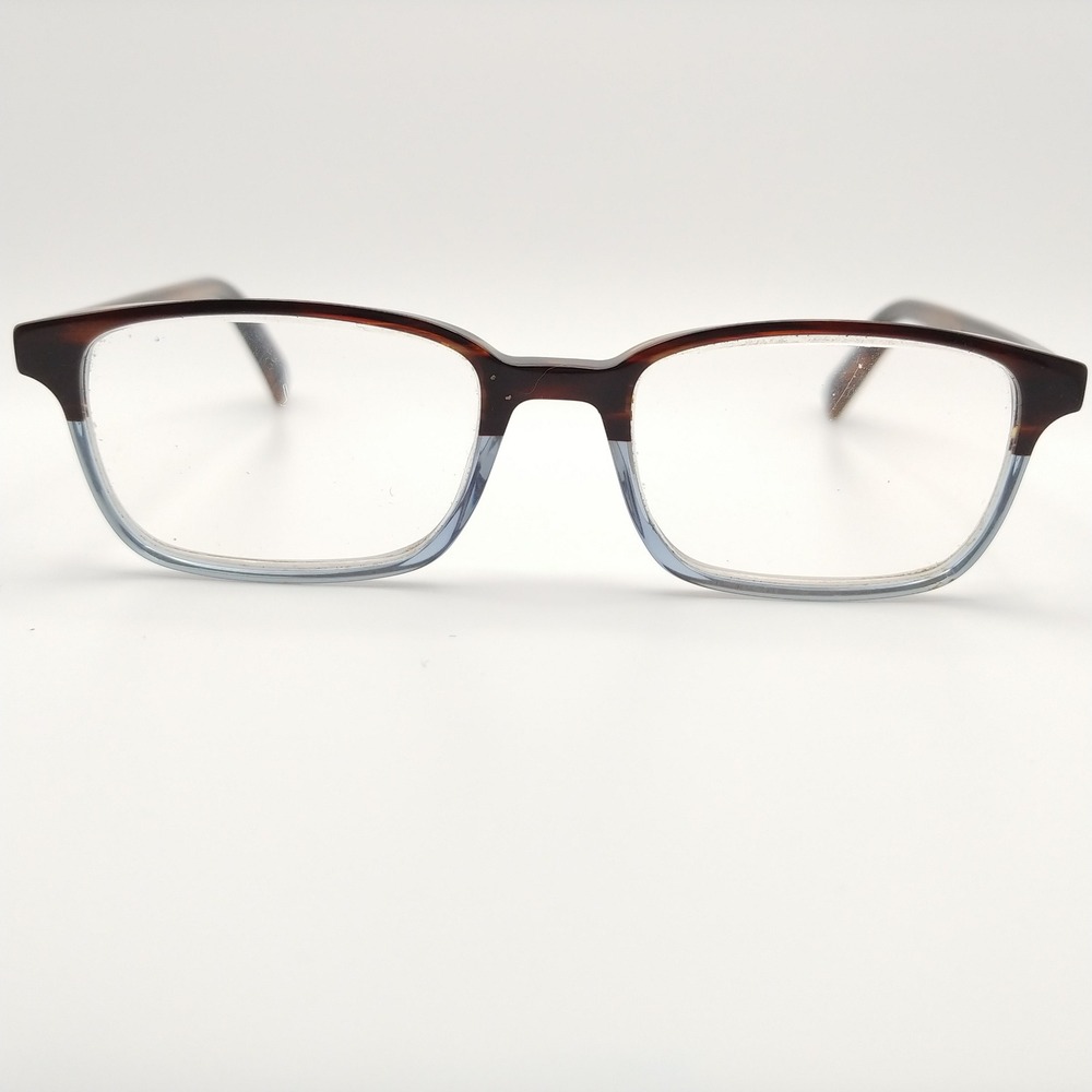 Warby Parker Wilkie M 325 Eyeglass Frames Unisex 50-18-145 Tortoise Brown Blue